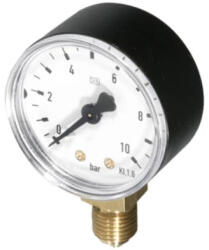 Honeywell nyomásmérő alsó csatlakozású 50mm-es 1/4" 0. . 10bar PN25 max 40°C (M38K-A10) (M38K-A10)