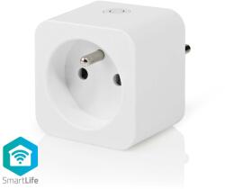 Nedis WIFIP121EWT - Priză inteligentă WiFi | Tip E (CEE 7/6) | -10 - 45 °C | Android / IOS | Alb (WIFIP121EWT)