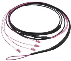 LogiLink FT1U015 Fiber törzskábel U-DQ(ZN)BH, 4 eres multimódusú OM4, 15 m, LC/UPC - LC/UPC (FT1U015)