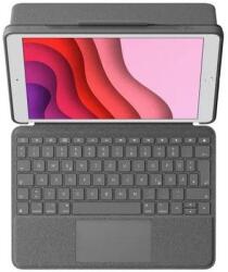 Logitech Husa cu tastatura Logitech Combo Touch pentru iPad 10.2" (7th si 8th gen), Trackpad, Layout Germana, Graphite (920-009624)