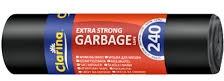 Clarina Saci menaj extra strong LDPE Clarina, 240L, 10 Buc/rola CLA-5113