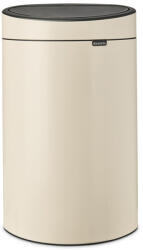 Brabantia Cos pentru gunoi Brabantia Touch Bin New 1005543, 40 L, Deschidere lina si silentioasa, Deschidere mare, Bej (1005543) Cos de gunoi