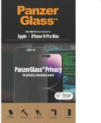 Panzer Védőüveg PanzerGlass UWF Privacy AB for Apple iPhone 14 Pro Max, fekete (P2774)