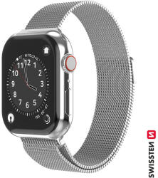 SWISSTEN Milanese Loop karpánt Apple Watch 38-40, ezüst (46000202)