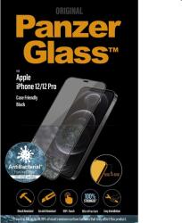 Panzer Temperált védőüveg PanzerGlass Case Friendly Apple iPhone 12/12 Pro, fekete (2711)