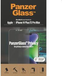 Panzer Védőüveg PanzerGlass UWF Privacy AB for Apple iPhone 14 Plus/13 Pro Max, fekete (P2773)