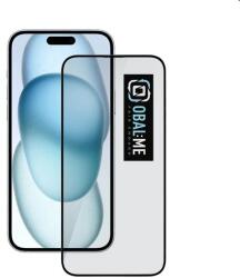 OBAL: ME 5D Edzett védőüveg Apple iPhone 15 Plus számára, fekete (57983118464)