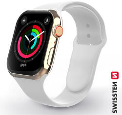 SWISSTEN szilikon karpánt Apple Watch 38-40, fehér (46000104)
