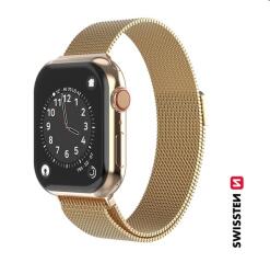 SWISSTEN Milanese Loop szíj Apple Watch 38-40 számára, gold (46000203)