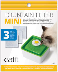  Catit 3 részes pótszűrő-szett Catit 2.0 Flower Fountain Mini macska itatókúthoz, Kiegészítő tartozék