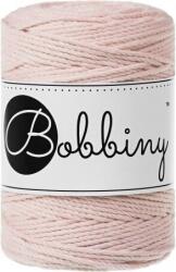 Bobbiny 3PLY Macramé Rope 1, 5 mm 100 m Pastel Pink Șnur (TD-E033)