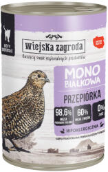 Wiejska Zagroda 24x400g Wiejska Zagroda Cat Monoprotein fürj nedves macskatáp