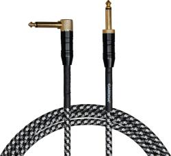 Cascha Professional Line Guitar Cable Tweed Black 3 m Drept - Oblic Cablu de instrument (<![CDATA[CCP-G2ABK3]]>)