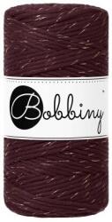 Bobbiny Macrame Cord 3 mm 100 m Golden Burgundy Șnur (<![CDATA[MS-E124]]>)