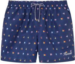 Faconnable Бански гащета Façonnable Flags swimming shorts - Blue (Marine Blue)