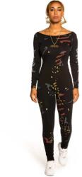 GRIMEY Гащеризон Grimey Jazz Thing long sleeve jumpsuit - Black (Black)