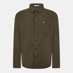 Jack Wills Plain Flannel Shirt Mens - Leaf/Trekking