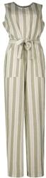 ONLY Гащеризон Only Caro sleeveless jumpsuit - Green (Gray Violet / Stripes Cloud Dancer & Oil Green)