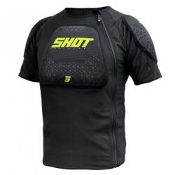 Shot Airlight T-Shirt gyerek testvédő fekete-fluo sárga