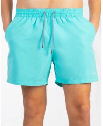 Faconnable Бански гащета Façonnable Logo Solid swimming shorts - Blue (Curacao Blue)