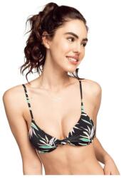 Billabong Sol Searcher Knotted Trilet bikini top - Black (Flowers)