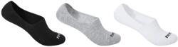 Firetrap 3pk Invisible Sock - Black/Wht/Gry