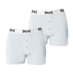 Lonsdale Мъжки боксерки Lonsdale 2 Pack Boxer Shorts Mens - White