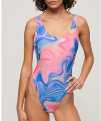 Superdry Бански костюм Superdry Print Scoop Back swimsuit - Multicolor (Multi Marble)