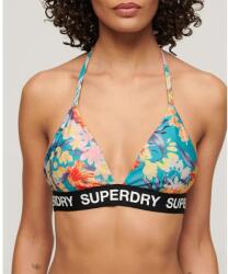 Superdry Logo Triangle bikini top - Multicolor (Bali Blue Anemone)