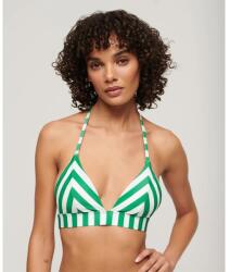 Superdry Triangle bikini top - Green (Green Stripe)