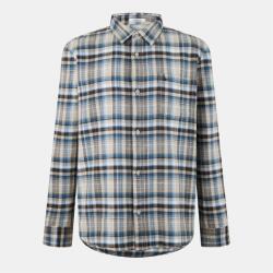 Jack Wills Men's JW Check Long-Sleeve Patterned Shirt - Chocolate