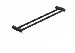 Kludi KLUDI-VELA R törölközőtartó 2-es, 60cm, matt fekete (5898839)