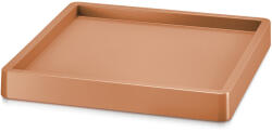 Prosperplast Mobile Saucer Square Görgős Virágtartó Alátét Terrakotta 36 cm (PPP-IPRS370-R624)