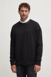 Calvin Klein pamut melegítőfelső fekete, férfi, nyomott mintás, K10K114092 - fekete M
