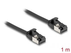 Delock CAT8.1 U-FTP Patch Cable 1m Black (80183) - delfinbuvar