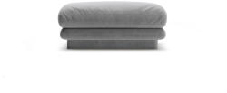 Micadoni Puf Torino cu tapiterie din catifea, gri deschis (MIC_POUF_184_F1_TORINO4)