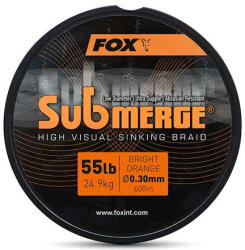 FOX Submerge Orange sinking braid x 600m 0.30mm 55lb/24.9kg (CBL037) - carpverzum