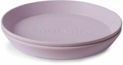 Mushie kerek tányér 2 db - Soft Lilac