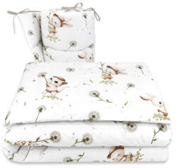 Baby Shop 3 részes ágynemű garnitúra - Nyuszi és cica