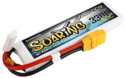 GENS ACE Soaring 3300mAh 7.4V 30C 2S1P Lipo akkumulátor csomag XT90 dugóval