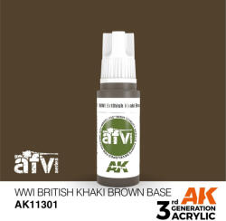 AK Interactive WWI brit khaki barna alap 17ml