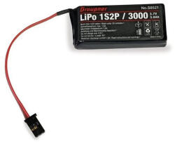 Graupner/SJ Irányítós LiPo 1S2P/3000 3, 7V az MZ-12 szériához