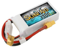 GENS ACE Soaring 1300mAh 11.1V 30C 3S1P Lipo akkumulátor csomag XT60 dugóval