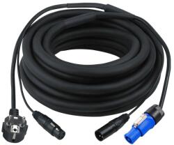 Soundsation PF300-10 - Cablu alimentare cu tensiune si semnal audio boxe active, 10 metri