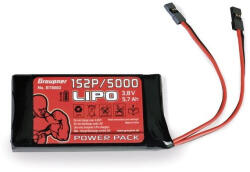 Graupner Hott Adó pack, LiPo 1S2P/5000 3, 8V TX, 21Wh