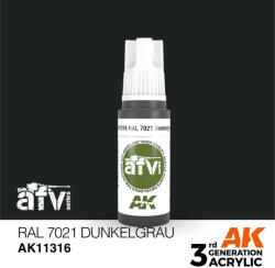 AK Interactive RAL 7021 Dunkelgrau 17ml