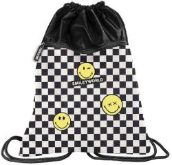 PASO Emoji tornazsák prémium kockás Smiley World - Paso (SM24LJ-713)