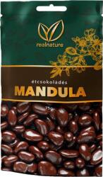 Real Nature Mandula, 75 g, REAL NATURE, étcsokoládés (55293)