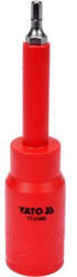 TOYA Szigetelt hatszögletű bit, 4x120 mm, 1/2", adapterrel (YT-21085)