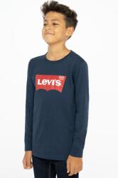 Levi's gyerek hosszúujjú sötétkék, nyomott mintás - sötétkék 110